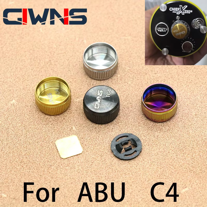 Reel Drag Knob - Voor Abu C4 Tc4 Titanium Legering