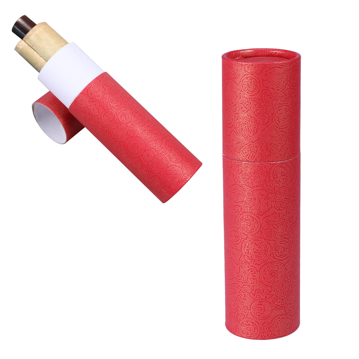Reel Case - Foto-opslagbuis 6 inch rood draagbare stevige
