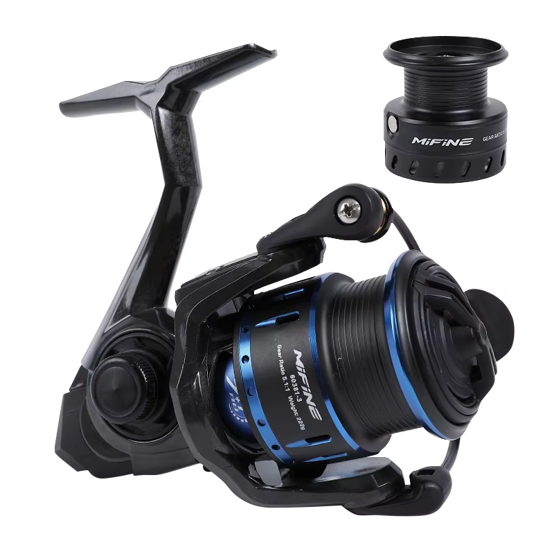 Ice Fishing Reel - MIFINE Carbon Tech Lichtgewicht Spinhengels, Overbrengingsverhouding