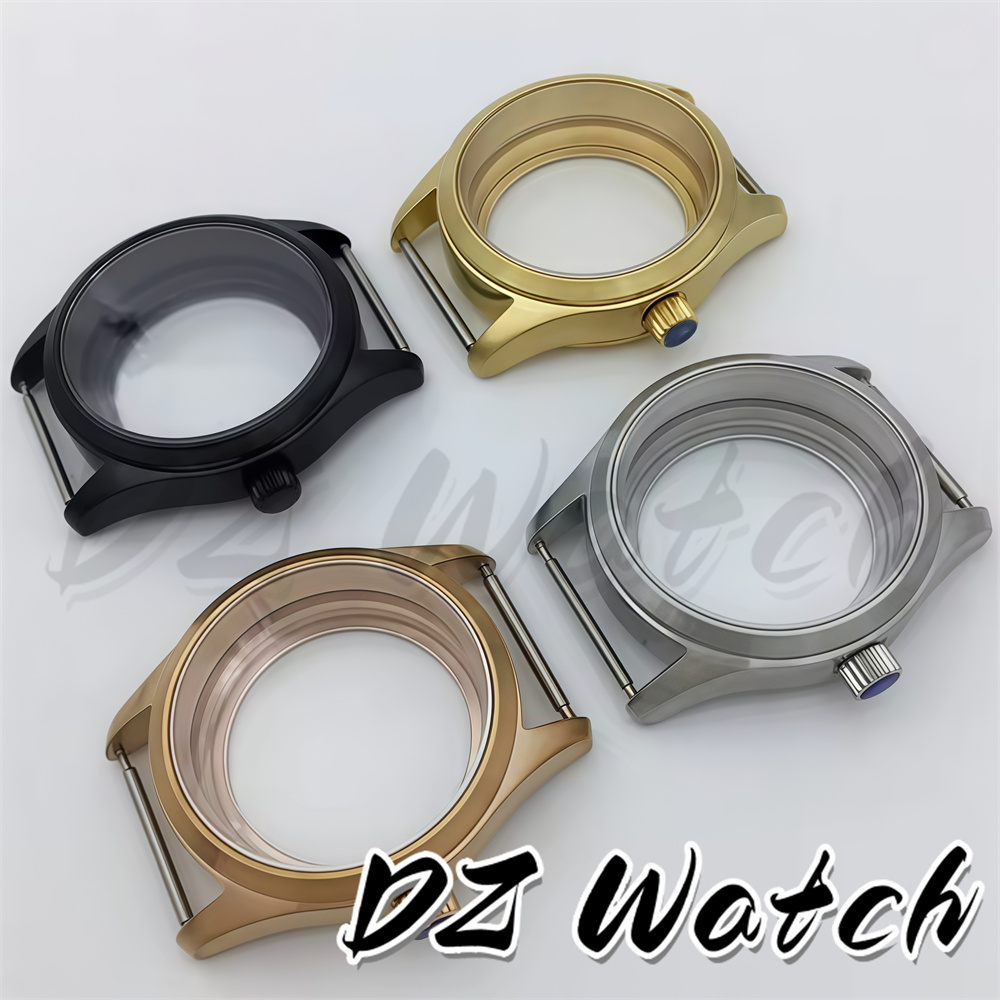 Reel Case - DZ 36mm 39mm Zwart/Zilver/Rosegoud/Goud Geborsteld Pilot