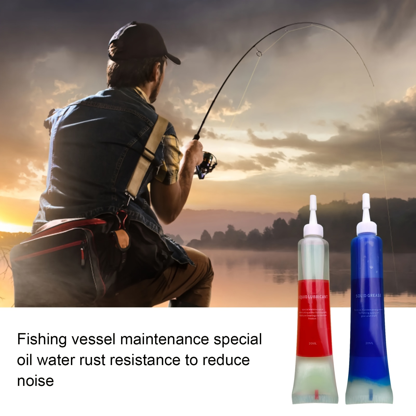 Reel Cover - 4-delige onderhoudsset voor vismolens: beschermend vet