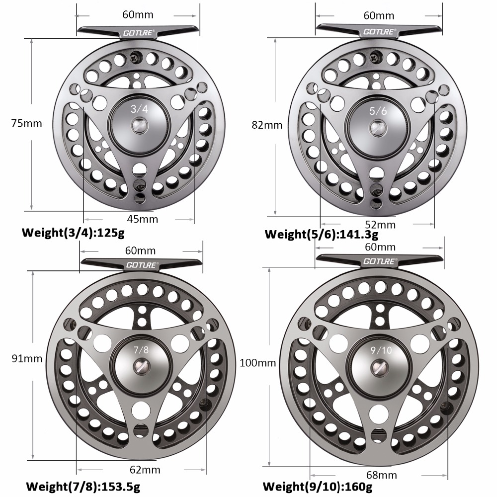 Goture Vliegvismolen 3/4 5/6 7 - Ice Fishing Reel recensie en prijs