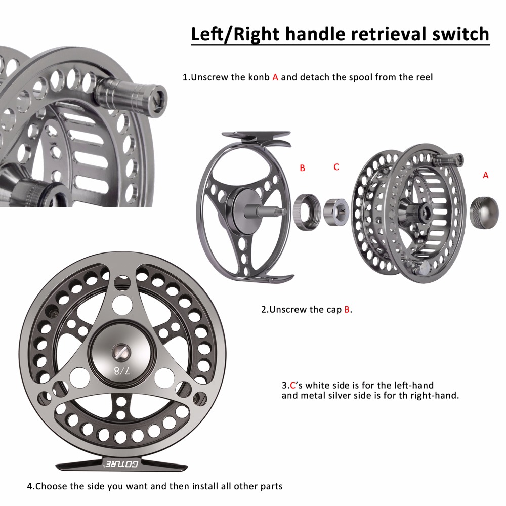 Goture Vliegvismolen 3/4 5/6 7 - Ice Fishing Reel recensie en prijs