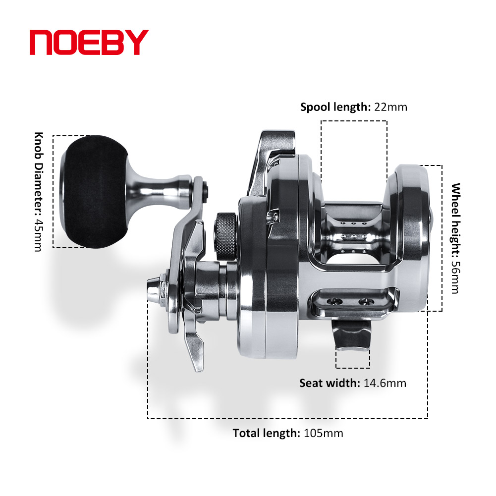 NOEBY Slow Pitch Jigging Reel  - Trolling Reel recensie en prijs